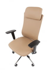 Офисное кресло CХАИРМАН 500 ЛЮКС (ЛУКС) ЭКО экокожа Бежевый / CHAIRMAN (LUX)
