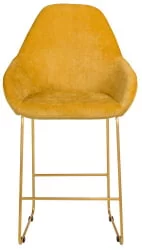 Стул барный Кент (Б) Желт/Линк Золото / Kent