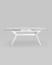 Стол обеденный Аркада раскладной 160-210кс90 Керамика светлая / 160-210x90