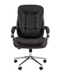 Кресло руководителя CХАИРМАН 795 кожа Черный / CHAIRMAN