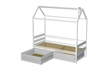 Ящик для детской кровати РооРоом яв-2Р Розовый / RooRoom