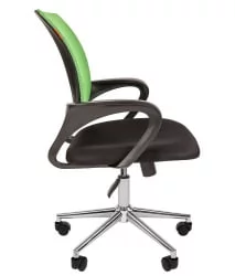 Кресло оператора CХАИРМАН 696 Хроме Светло-зеленый / CHAIRMAN Chrome