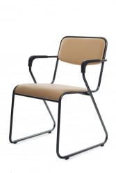 Кресло Никс Плус РCХ ОМКЛ-04Б Бежевый/Металл Черный / Nix Plus RCH OMKL-04B