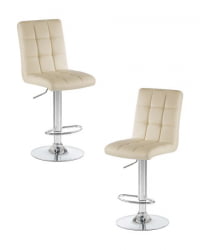 Стул барный ДОБРИН КРУГЕР (кремовый) 2 шт / DOBRIN KRUGER