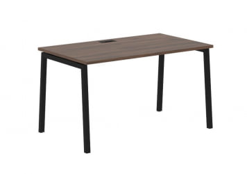 Стол письменный ЕДИС ЕЛСТ 1380 Дуб Денвер темный Черный / EDIS ELST