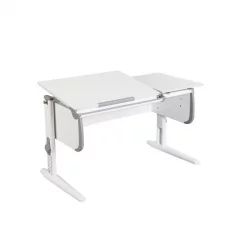 Стол-трансформер Парта 1/75-40 + Стул Белый Серый / Parta Stul