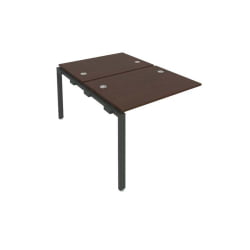 Проходной наборный элемент рабочей станции Метал Сйстем Б.ПРС-СП-2.1 Венге/Антрацит / Metal System