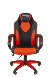 Кресло геймерское CХАИРМАН ДРАЙВ (ГАМЕ) 17 Черный Красный / CHAIRMAN (GAME)