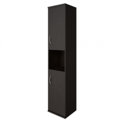 Шкаф высокий узкий правый Рива А.СУ-1.5 Пр Венге Цаво / Riva