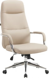 Кресло руководителя Еверпроф Веста Экокожа Бежевый / Everprof Vesta