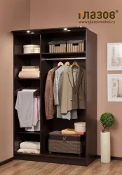 Шкаф-купе коричневый Эко 33 Композиция Венге