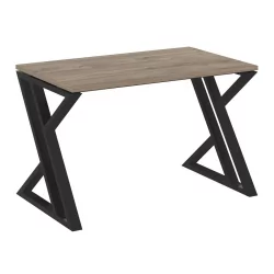 Стол рабочий ЛОФТ ВР.Л-СРЗ-2.7 Металл черный Тиквуд темный / LOFT VR.L-SRZ-2.7