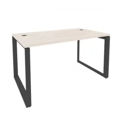 Стол рабочий руководителя на О-образном м/к ОНИКС О.МО-СРР-3.8 Денвер Светлый/Антрацит / ONIX O.MO-SRR-3.8