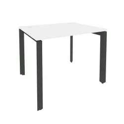 Стол рабочий на П-образном м/к ОНИКС О.МП-СП-1.8 Белый Бриллиант/Антрацит / ONIX O.MP-SP-1.8