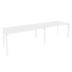 Рабочая станция на П-образном м/к ОНИКС О.МП-РС-2.4.8 Белый Бриллиант / ONIX O.MP-RS-2.4.8