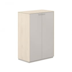 Шкаф средний Атлас НЗ-0315.ЙН.ГС Ясень Наварра Серый камень / Atlas NZ-0315.YN.GS