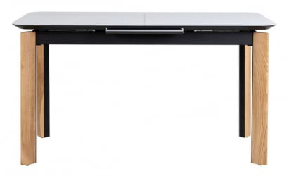 Стол раскладной Комби Гласс 120-150 Аутоматиc Натур/Лигхт матте гласс / Combi Glass Automatic Natur/Light matte glass