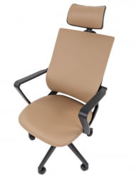 Кресло руководителя Чаирман 545 экокожа Бежевый / Chairman