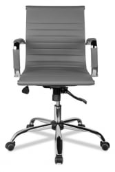 Кресло для персонала CЛГ-620 ЛКСХ-Б Грей / CLG-620 LXH-B Grey