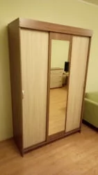 Шкаф-купе Басса ШКК 551 (ясень шимо темный/светлый)