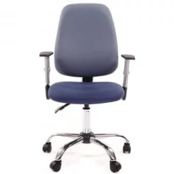 Кресло ЕЧаир-214 АЛ 506142 Синее / EChair-214 AL