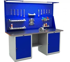 Верстак Експерт ВС ВТХ200.ВС1/ВС1.021 Серо-синий / Expert WS WTH200.WS1/WS1.021