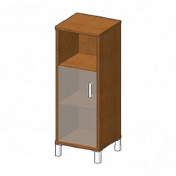 Стеллаж стекло тонированное В421.5 Р Орех Даллас / R