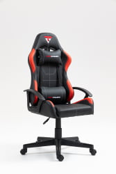 Кресло спортивное ТопЧаирс Виверн черно-красный / TopChairs Wyvern