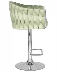 Стул барный ДОБРИН МАРCЕЛ Пудрово-мятный велюр МДЖ9-87 / DOBRIN MARCEL MJ9-87