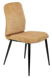 Стул для кухни Бюрократ КФ-3 Горчичный Велвет 73 / KF-3 Velvet