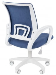 Детское кресло CХАИРМАН ТИН (КИДС) 103 белый пластик БАРНИ (БАРНИ) Морской / CHAIRMAN (KIDS) (BARNI)