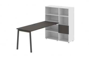 Рабочая станция ЕДИС ЕЛРСТ 1117 Мокко Мокко Белый / EDIS ELRST