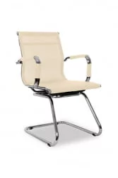 Кресло для посетителей CЛГ-619 МКСХ-C Беиге / CLG-619 MXH-C Beige