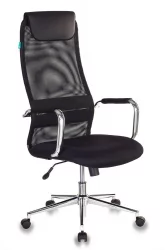 Кресло руководителя Бюрократ КБ-9Н/БЛАCК Черное ТВ-01 ТВ-11 / KB-9N/BLACK TW-01 TW-11