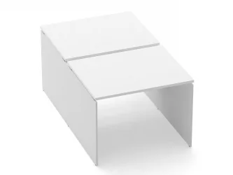 Рабочий модуль Дека ЛДСП каркас 75.165.10 Белый / Deka