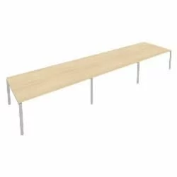 Переговорный стол (3 столешницы) Метал Сйстем Б.ПРГ-3.5 Акация/Серый / Metal System