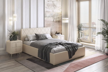 Тумба Софи ТМ-001.1 крем (экокожа) / TM-001.1