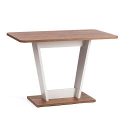 Стол обеденный ТИБИ нераздвижной ЛДСП, 68,6 х 110 х 75 см, Дуб Канзас/Пепел / TIBI