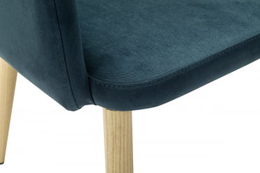 Кресло Ледгер К Диаг блуе/нат.дуб / Ledger Diag blue/нат.дуб