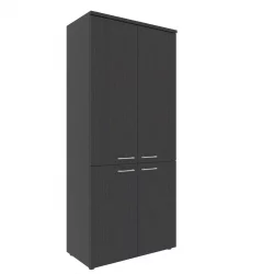 Шкаф для документов с глухими средними и малыми дверьми КСХC 85.3 Легно Темный / XHC