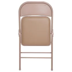 Стул складной для дома и офиса БРАБИКС Голф Плус CФ-003 Комфорт Бежевый / BRABIX Golf Plus CF-003