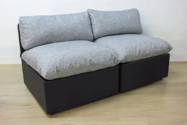 Диван двойной Кубэ без подлокотников модульный тафт / taft