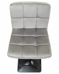 Стул барный ДОБРИН ДОМИНИC Серый велюр МДЖ9-75 / DOBRIN DOMINIC MJ9-75