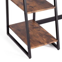 Письменный стол с полками ВД-16 бурнт / WD-16 burnt