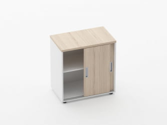 Тумба-купе Дека 9.02.07 Туя/Белый / Deka