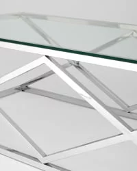 Стол журнальный ИНСИГНИЯ 120кс60 Серебро / 120x60