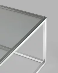 Журнальный стол ТАУН 120кс60 Серебро / 120x60