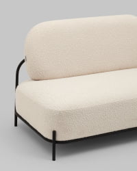 Диван Стоун нев ткань букле молочный / new