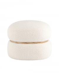 Пуф Полли Л Тедди белый / L