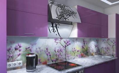 Глянцевый фартук (КОМПОЗИТ) КМ 213 / KM